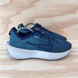 Nike - Interact Run College - Running Shoes - Blue - Men's - 9 - FD2291-403